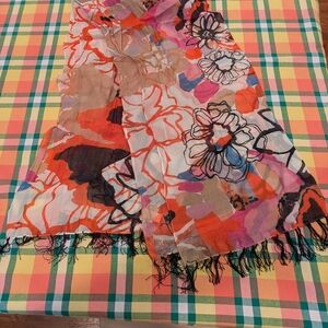 Roxy Colorful Floral Scarf